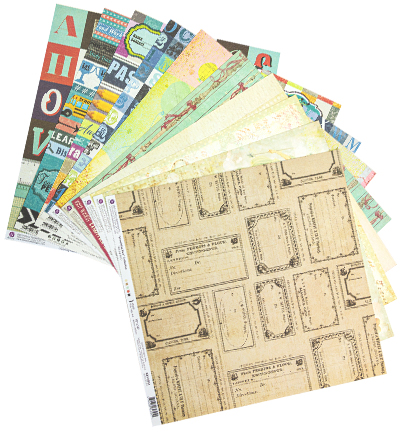 papier20204-1 - Kippers - Scrap set, Prima marketing - 1 - Scrap sets