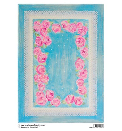 Roses & Lace 2 - Kippers - Roses & Lace 2 - HobbyCirkel, Feuill.à dec.