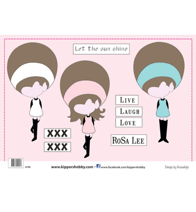 Gepke - Kippers - RoSa Lee - F. à découper A4, 240gr.