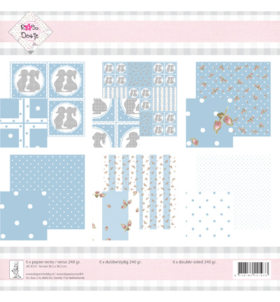 0 - Rosa Dotje - Bleu 'd'Hollande' - 