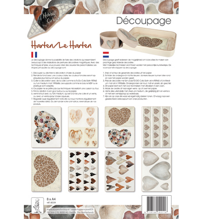 0 - Hobby Cirkels - Coeurs - Hobby Cirkels, kit A4