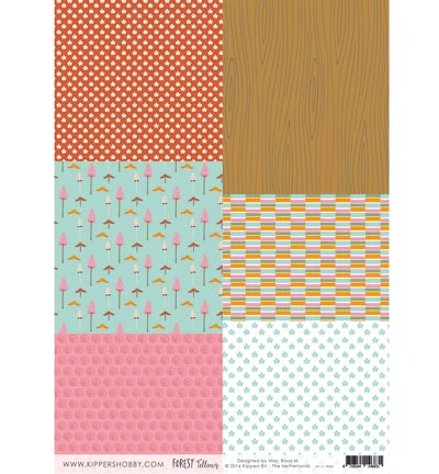 Forest Fellows - Rosa Dotje - Forest Fellows - A4, 120gr.