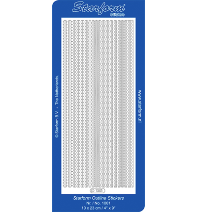 1001-zilver - Starform - Argent - Bordures / Coins