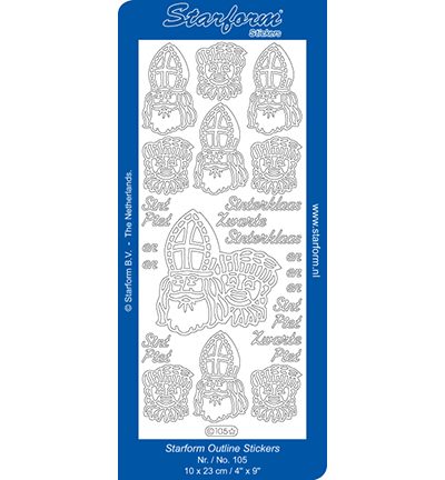 105-goud - Starform - Autocollant, Or, 105 - Or
