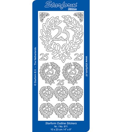 811-goud - Starform - Autocollant, Or, 811 - Or 811-goud - Starform - Autocollant, Or, 811 - Or