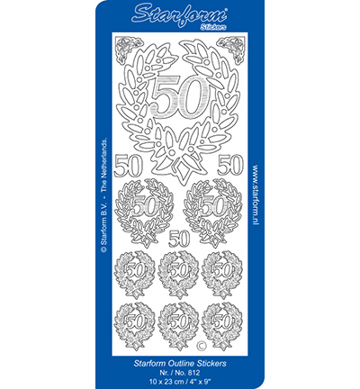 812-goud - Starform - Autocollant, Or, 812 - Or 812-goud - Starform - Autocollant, Or, 812 - Or