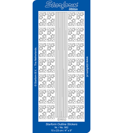 982-goud - Starform - Autocollant, Or, 982 - Bordures / Coins