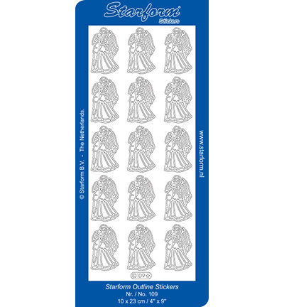 109-goud - Starform - Autocollant, Or, 109 - 