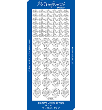 112-goud - Starform - Autocollant, Or, 112 - 