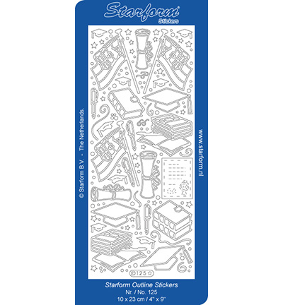 125-goud - Starform - Autocollant, Or, 125 - 