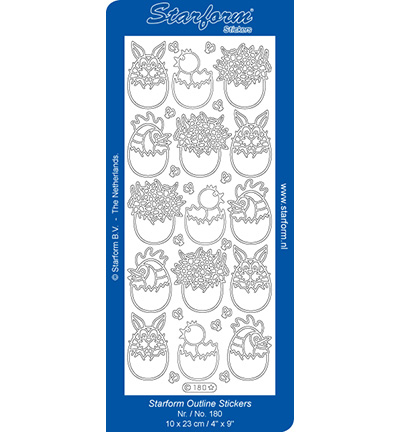 180-goud - Starform - Autocollant, Or, 180 - 