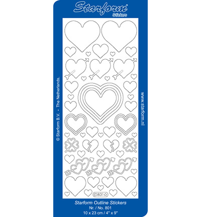 801-goud - Starform - Autocollant, Or, 801 - 