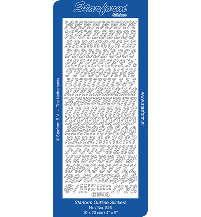 826-goud - Starform - Autocollant, Or, 826 - 