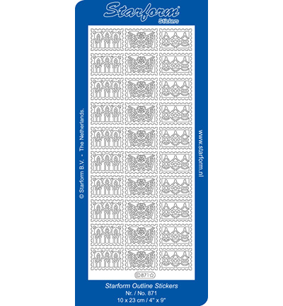 871-goud - Starform - Autocollant, Or, 871 - 