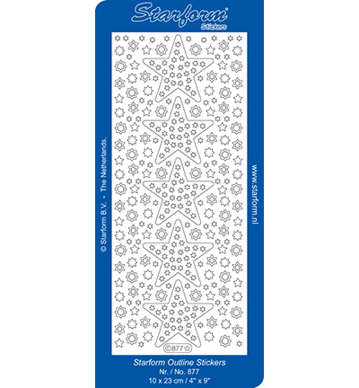 877-goud - Starform - Autocollant, Or, 877 - 