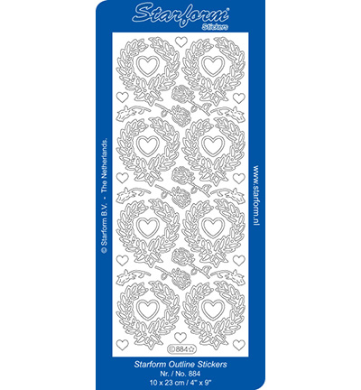 884-goud - Starform - Autocollant, Or, 884 - 