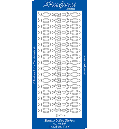 897-goud - Starform - Autocollant, Or, 897 - 