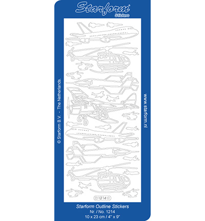 1214-goud - Starform - Autocollant, Or, 1214 - 