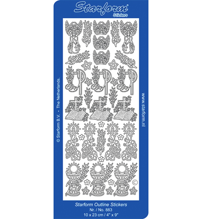 883-zilver - Starform - Argent - Symboles religieux