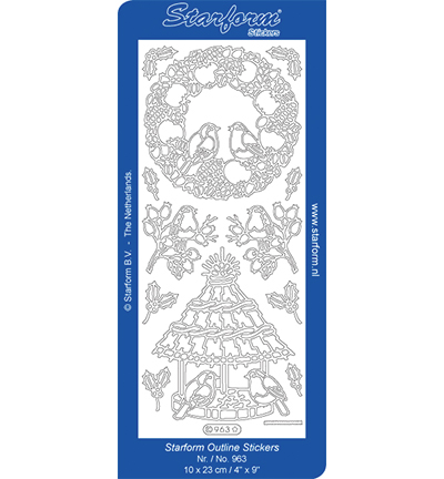 963-zilver - Starform - Argent - Noël / hiver