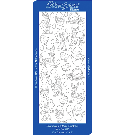 880-zilver - Starform - Argent - Printemps / Pâques