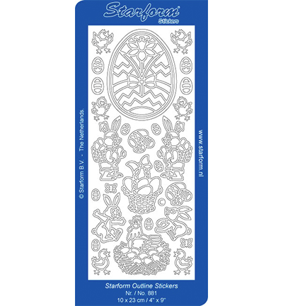 881-zilver - Starform - Argent - Printemps / Pâques