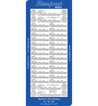 500-goud - Starform - Felicitations(FR) - Texte France
