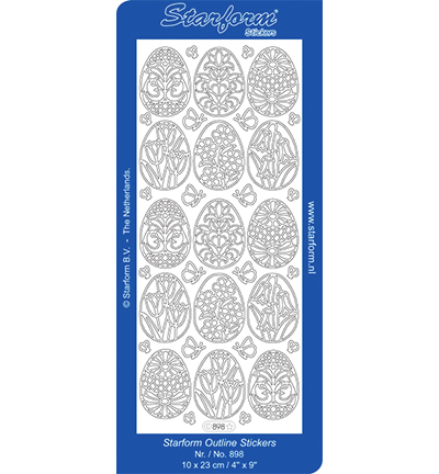 898-zilver - Starform - Argent - Printemps / Pâques