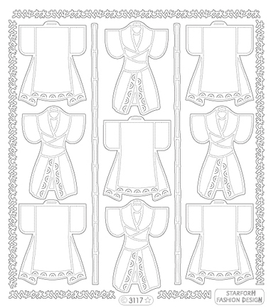 3117-transp. zilver - Starform - Transp./Argent - Transparent & paillettes 3117-transp. zilver - Starform - Transp./Argent - Transparent & paillettes