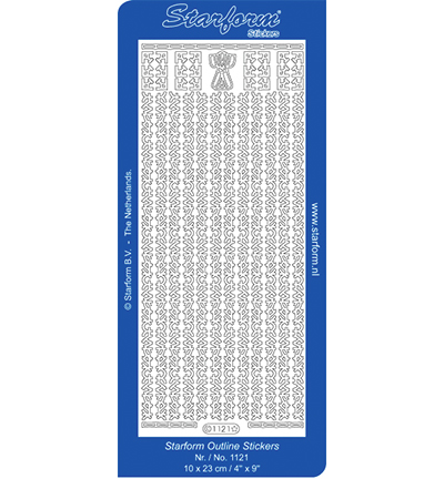 1121-goud - Starform - Or - Bordures / Coins