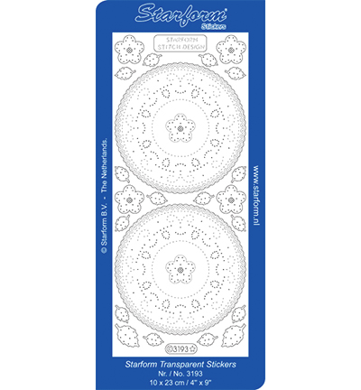 3193-zilver transp. - Starform - Transp. Pailetté/Argent - Transparent & paillettes 3193-zilver transp. - Starform - Transp. Pailetté/Argent - Transparent & paillettes