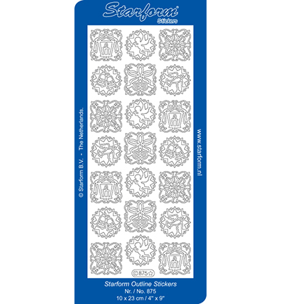 875-goud - Starform - Autocollant, Or, 875 - Or 875-goud - Starform - Autocollant, Or, 875 - Or