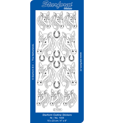 1008-goud - Starform - Autocollant, Or, 1008 - Or