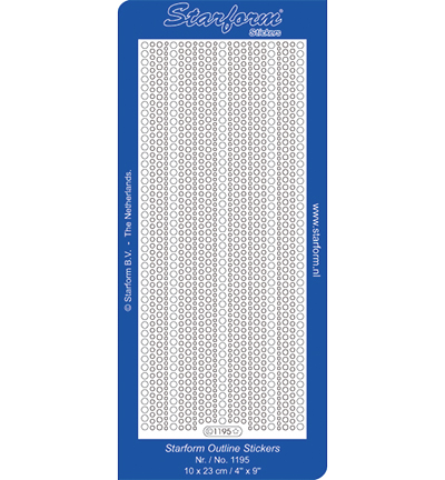1195-goud - Starform - Stickervel, 1195, Goud - Or 1195-goud - Starform - Stickervel, 1195, Goud - Or