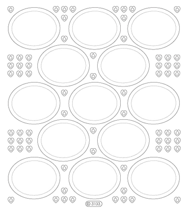 3103-transp. zilver - Starform - Transp./Argent - Transparent & paillettes 3103-transp. zilver - Starform - Transp./Argent - Transparent & paillettes