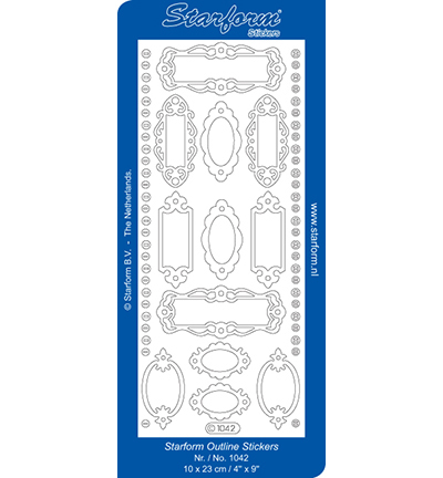 1042-goud - Starform - Autocollant, Or, 1042 - 