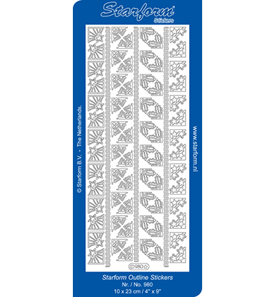 980-goud - Starform - Autocollant, Or, 980 - 