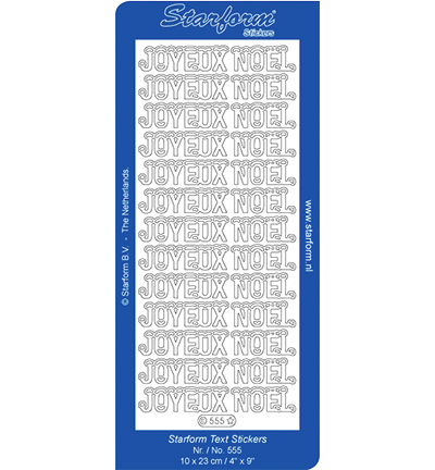 555-zilver - Starform - Joyeux Noel(FR) - Texte France