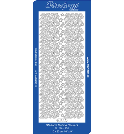 126-zilver - Starform - Argent/Argent - Noël / hiver