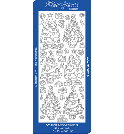 8526-goud - Starform - Stickervel, 8526, Goud - Or