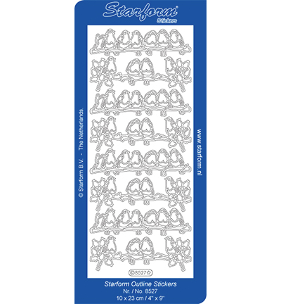 8527-goud - Starform - Stickervel, 8527, Goud - Or 8527-goud - Starform - Stickervel, 8527, Goud - Or
