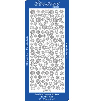 8530-goud - Starform - Stickervel, 8530, Goud - Or 8530-goud - Starform - Stickervel, 8530, Goud - Or