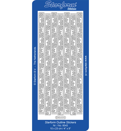 8543-goud - Starform - Stickervel, 8543, Goud - Or 8543-goud - Starform - Stickervel, 8543, Goud - Or