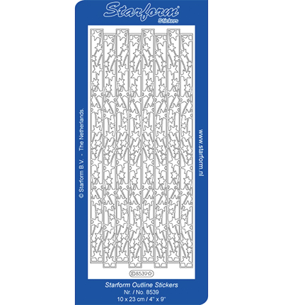 8539-goud - Starform - Stickervel, 8539, Goud - Or
