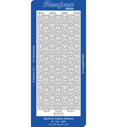 1280-goud - Starform - Stickervel, 1280, Goud - Or 1280-goud - Starform - Stickervel, 1280, Goud - Or
