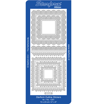 1291-goud - Starform - Stickervel, 1291, Goud - Or 1291-goud - Starform - Stickervel, 1291, Goud - Or