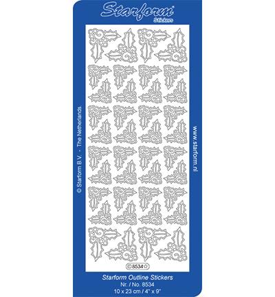 8534-goud - Starform - Stickervel, 8534, Goud - Or 8534-goud - Starform - Stickervel, 8534, Goud - Or