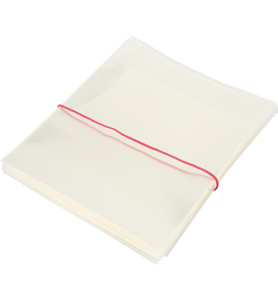 OPP-zak 145x142+30mm - Kippers - (100) sachet carré - Transparent