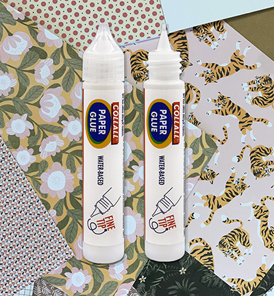 COLPA0025P - Collall - Colle à Papier dans un stylo à colle avec une pointe fine - 