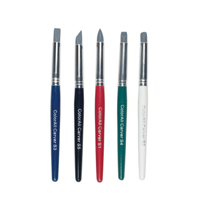 COLKWCARVERS - Collall - Petits pinceaux cahoutchouc - Ensembles